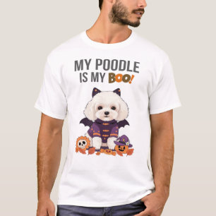 Poodle Halloween Kostüm Mein Pudel ist mein Boo H T-Shirt