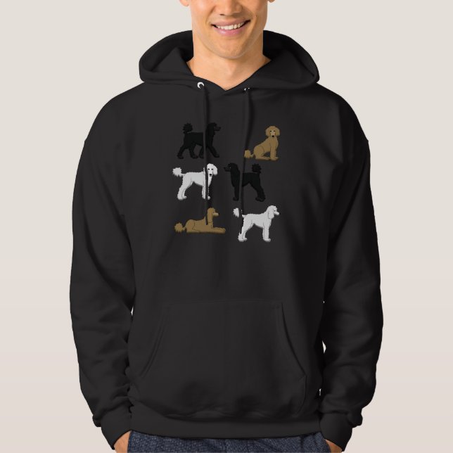 Poodle Hoodie (Vorderseite)