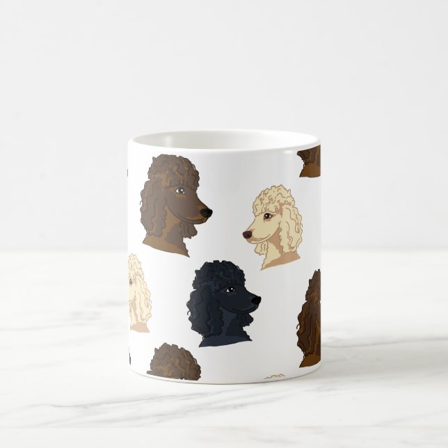 Poodle Hund Lover Hunde Pfoten Kaffee Tasse (Mittel)