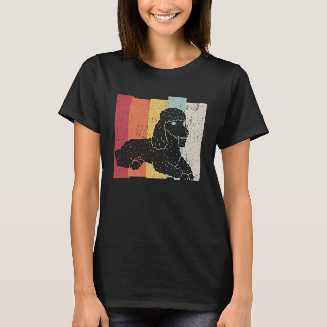 Poodle Hunde T-Shirt (Vorderseite)
