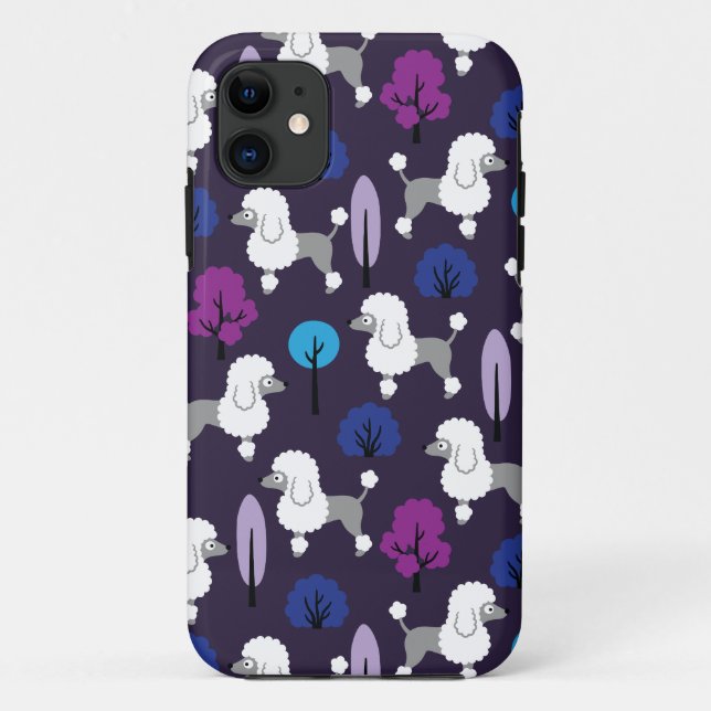 Poodle im Park Case-Mate iPhone Hülle (Rückseite)
