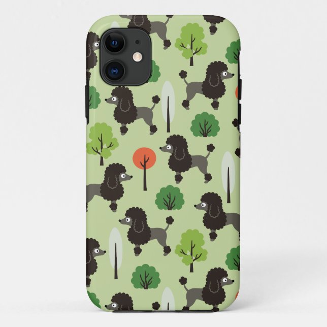 Poodle im Park Case-Mate iPhone Hülle (Rückseite)