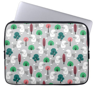 Poodle im Park Laptopschutzhülle
