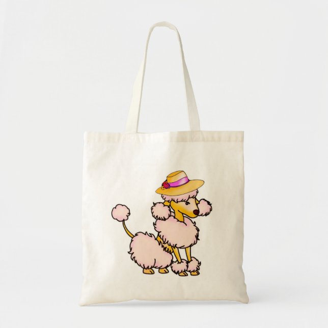 Poodle in der Huttasche Tragetasche (Vorne)