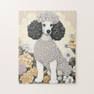 Poodle in Whimsikalen Blume