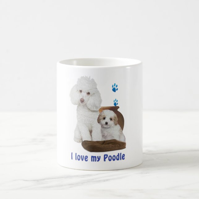 Poodle Kaffeetasse (Mittel)