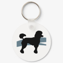 Poodle Key Chain