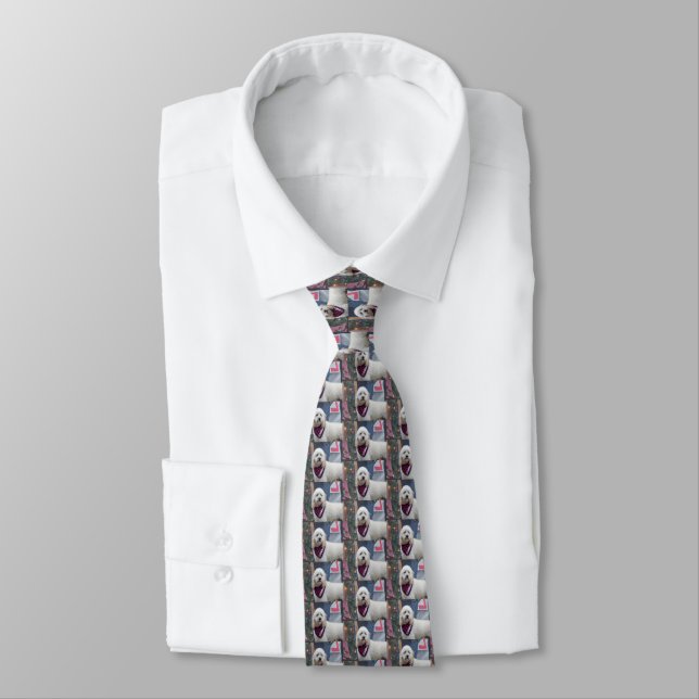 Poodle Krawatte (Gebunden)