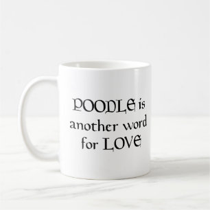 Poodle Liebe Kaffeetasse