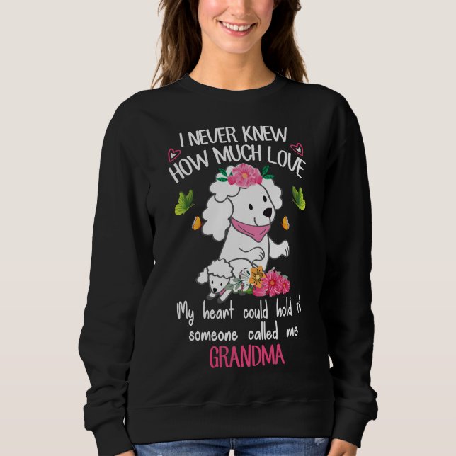 POODLE LOVER SWEATSHIRT (Vorderseite)