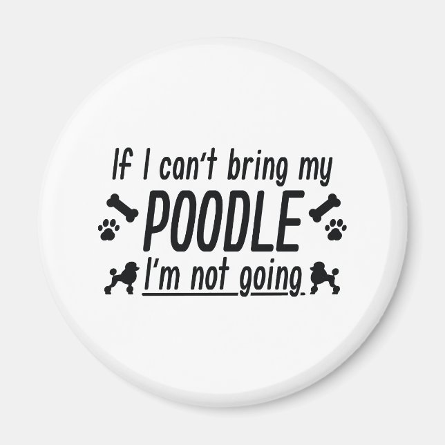 Poodle Magnet (Vorne)