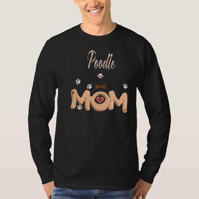 Poodle-Mama T-Shirt (Vorderseite)