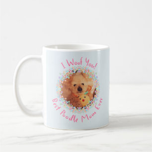 Poodle-Mama-Tasse Personalisiertes Hunde-Foto & Kaffeetasse