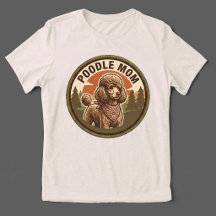 Poodle-Mama-Tri-Blend-T-Shirt | Doodle-Hundemama-G