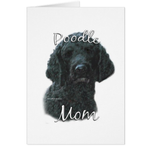Poodle (noir) Maman 2 (Devant)