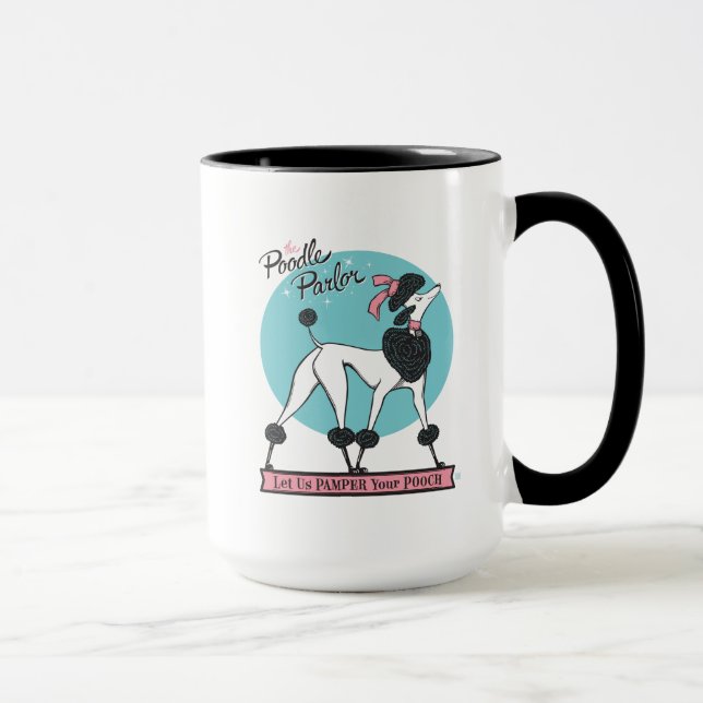 Poodle Parlor Tasse (Rechts)