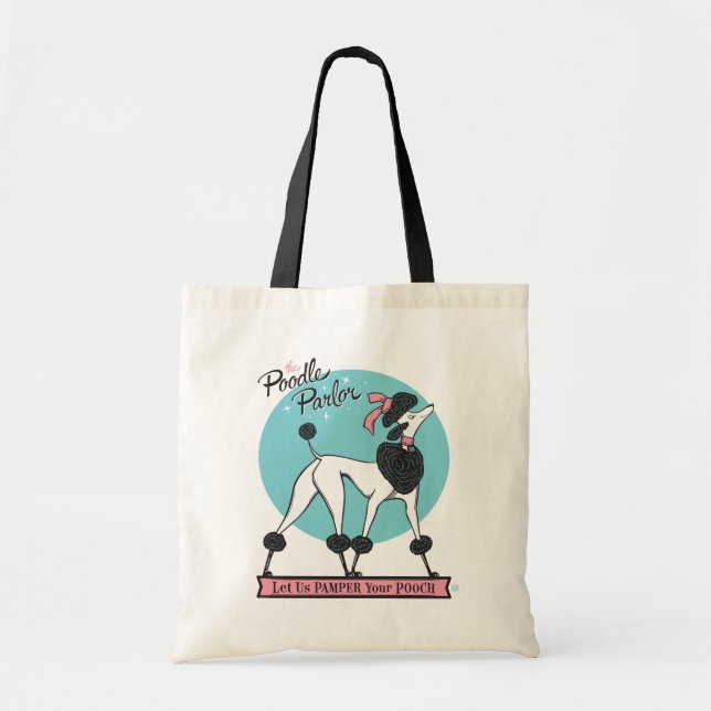 Poodle Parlor Tragetasche (Vorne)