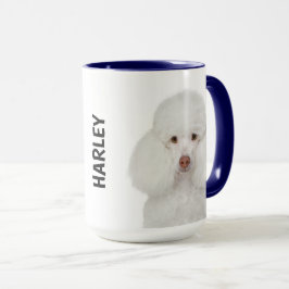 Poodle personalisiert tasse