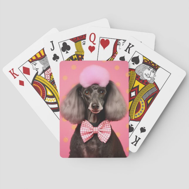 Poodle Pop Kunst, Dichtung und Musik Spielkarten (Rückseite)