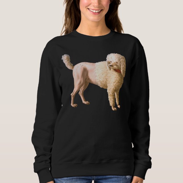 Poodle Portrait Sweatshirt (Vorderseite)