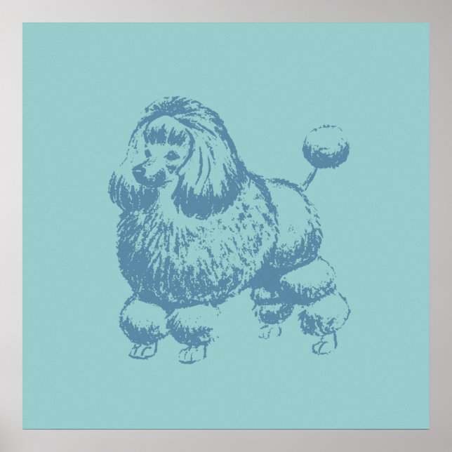 Poodle Poster (Vorne)