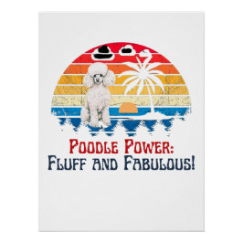 Poodle Poster