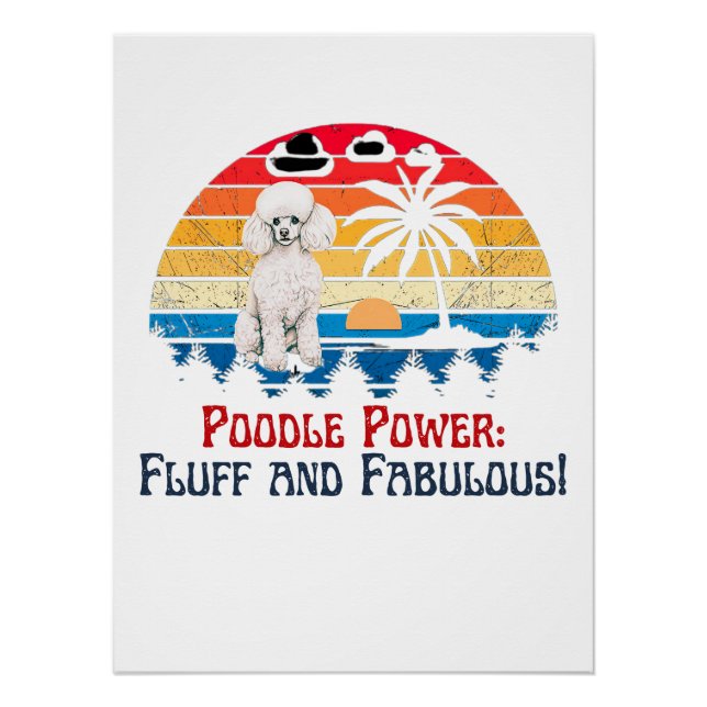 Poodle Poster (Vorderseite)