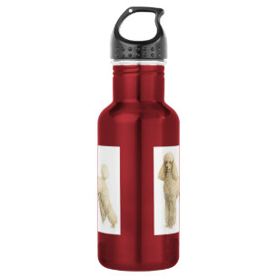 Poodle — Puppy Clip Edelstahlflasche