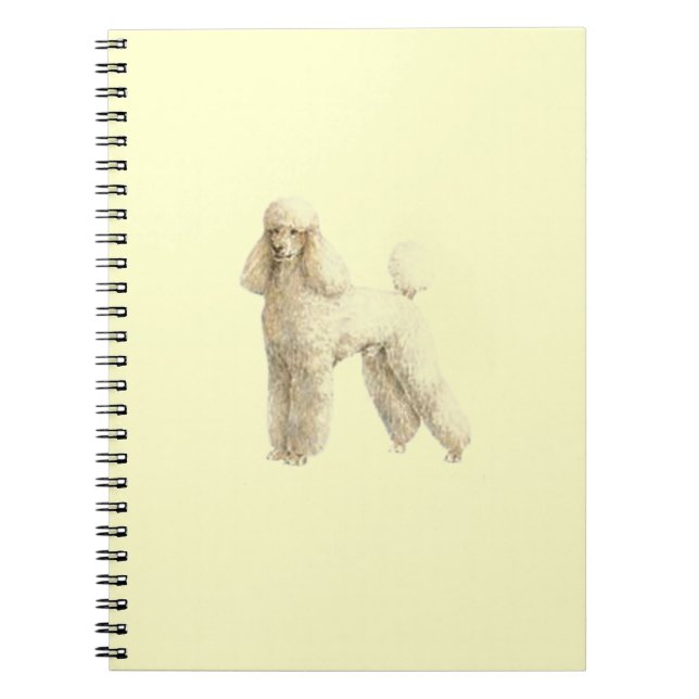 Poodle — Puppy Clip Notizblock (Vorderseite)