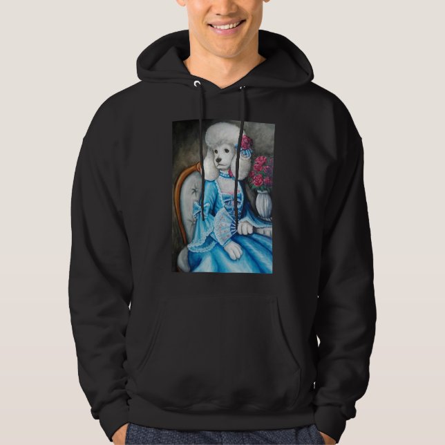 Poodle Queen Hoodie (Vorderseite)
