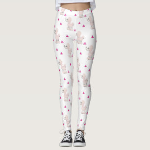 Poodle rose Poop leggings