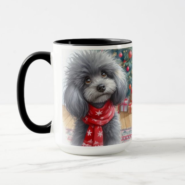  Poodle Santa I Can Explain Christmas Coffee Mug  (Gauche)