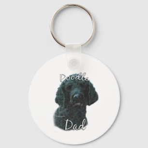 Poodle (schwarz) Vater 2 Schlüsselanhänger
