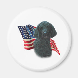 Poodle (schwarze Flagge) Magnet