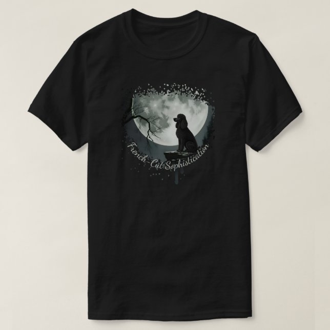 Poodle Sophistication T-Shirt (Design vorne)