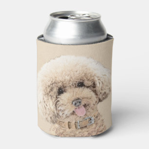 Poodle (Spielzeug, Miniatur) Malerei Original Hund Dosenkühler