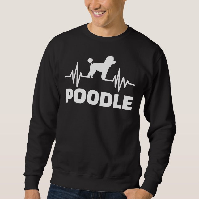 Poodle Sweatshirt (Vorderseite)