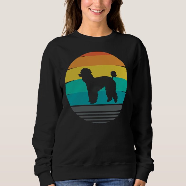 Poodle Sweatshirt (Vorderseite)
