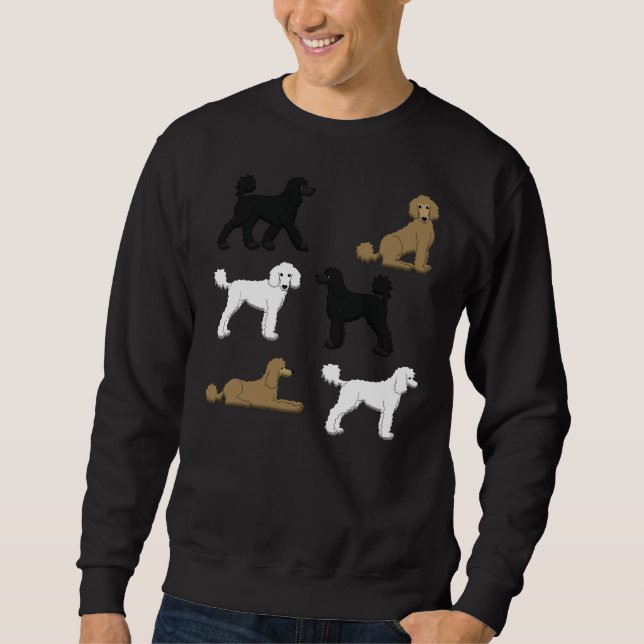 Poodle Sweatshirt (Vorderseite)
