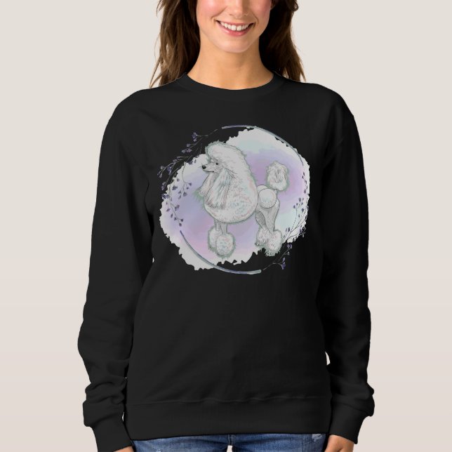 Poodle T- Sweatshirt (Vorderseite)
