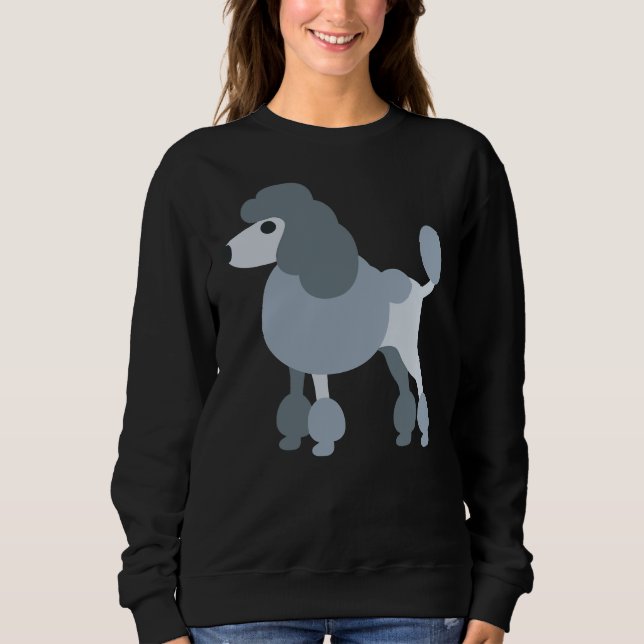 Poodle T- Sweatshirt (Vorderseite)