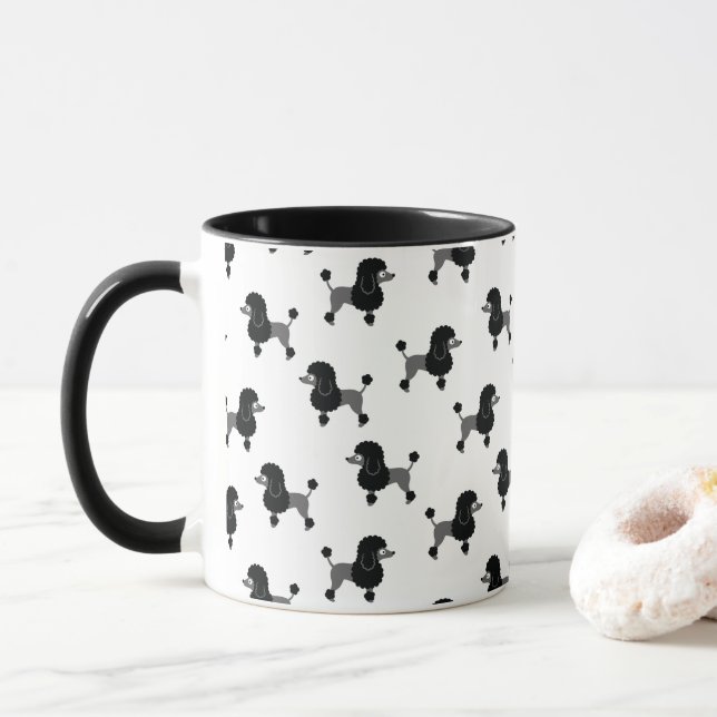 Poodle-Tasse Tasse (Mit Donut)