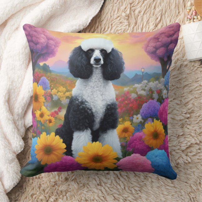 Poodle Throw Kissen (Decke)