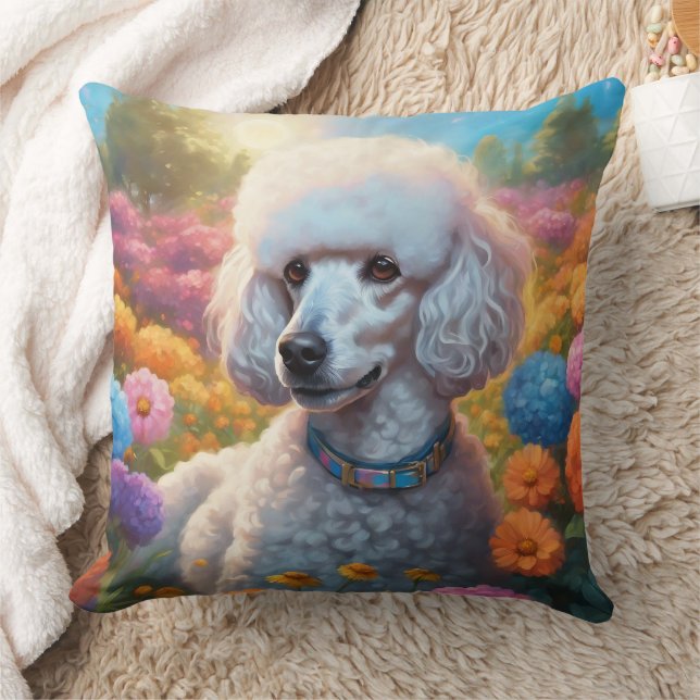 Poodle Throw Kissen (Decke)