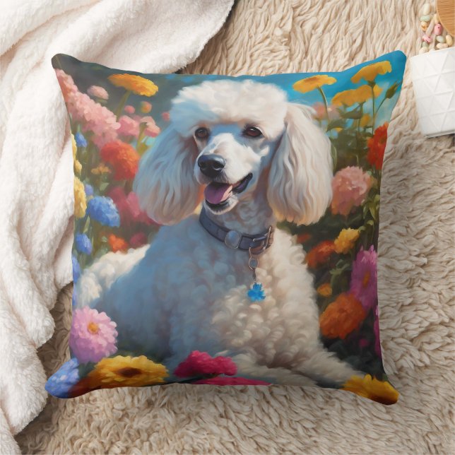 Poodle Throw Kissen (Decke)