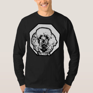 Poodle Tragen Brillen Intelligente intellektuelle T-Shirt