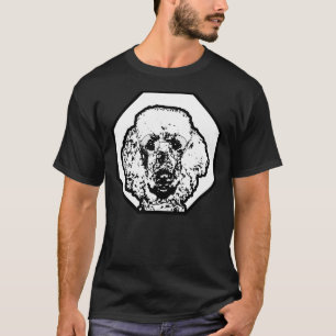Poodle Tragen Brillen Intelligente intellektuelle T-Shirt