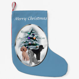 Poodle Trio Christmas Kleiner Weihnachtsstrumpf