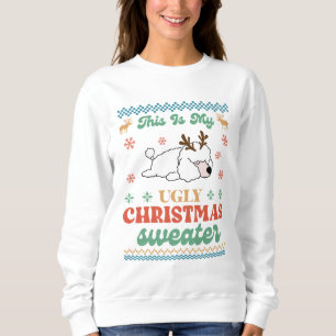 Poodle Ugly Christmas Sweater Sweatshirt