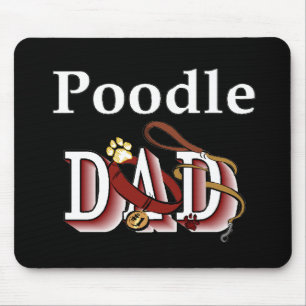 Poodle Vater Geschenke Mousepad